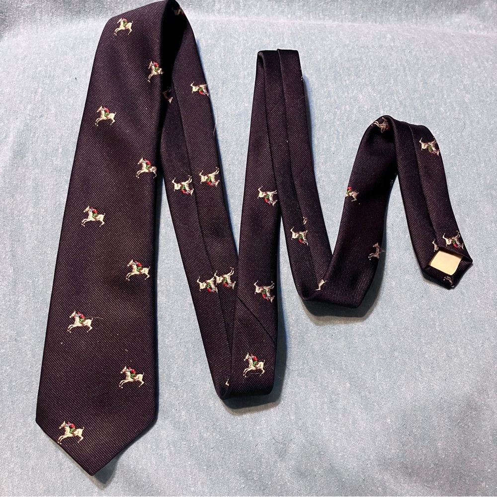 Western Equestrian Horse Themed Ties Set of Five (5) - Picture 11 of 12